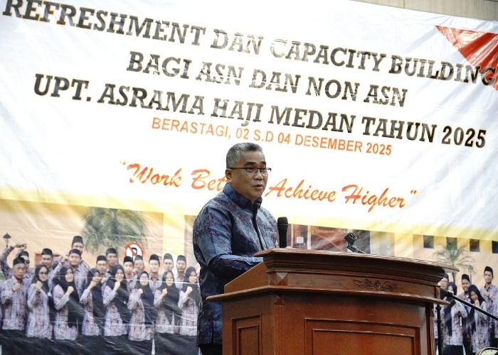 Ka. Asrama Haji Medan Minta Karyawan Adopsi Keunggulan Sinabung Hills ke Asrama Haji Medan